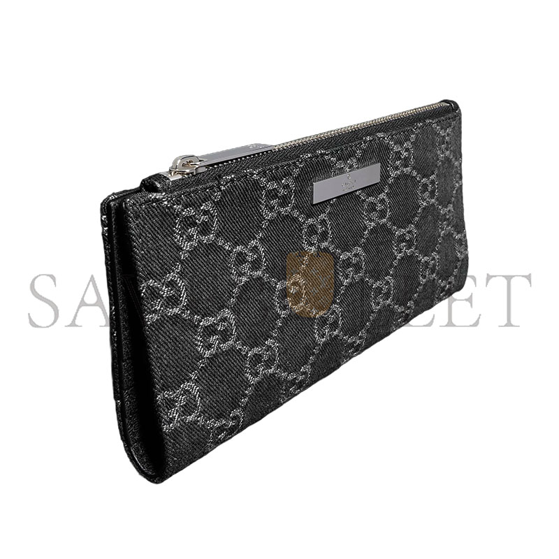 GUCCI LONG WALLET WITH GUCCI PLAQUE 875805 (19*10*1.5cm)